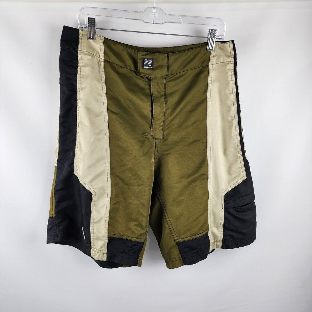 Jet Pilot Mens Multicolor 34x10 Board Shorts Ride Shorts